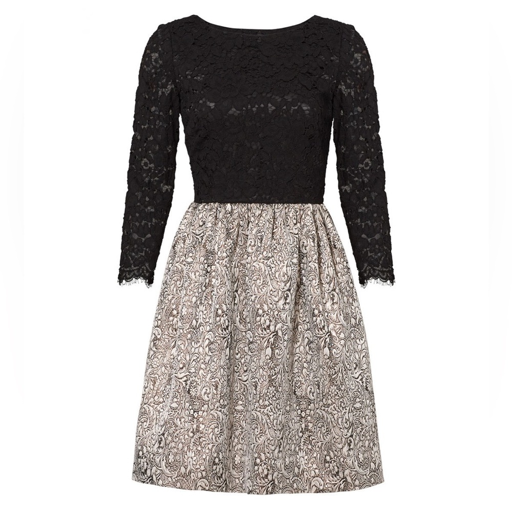 NWOT ERIN Erin Fetherston Black Lace Polly Dress Women’s Size 2 - Picture 4 of 17